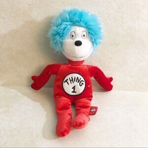 Collectors Universal Studios Dr Seuss Thing 1 Cat inthe Hat Plush Stuffed doll